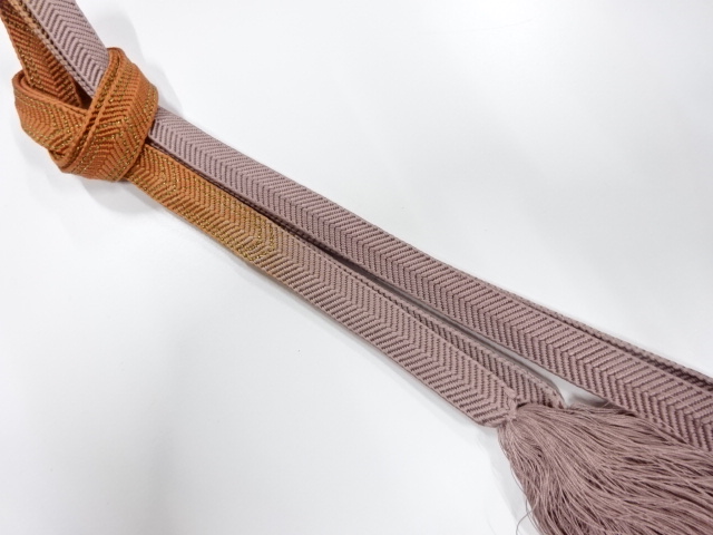 正絹　手組帯締め